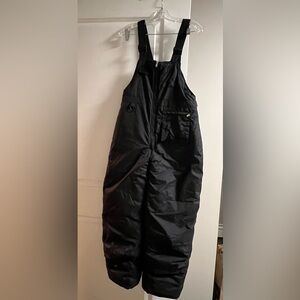 Youth XL black ski bib